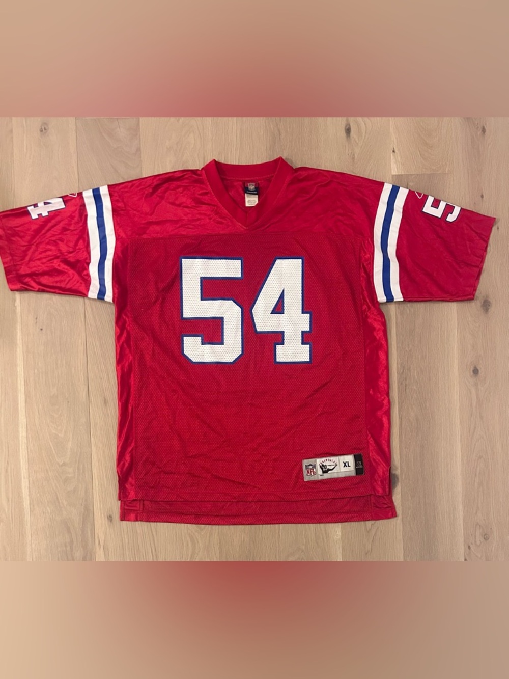 Vintage Reebok Teddy Bruschi New England Patriots NFL Football Jersey